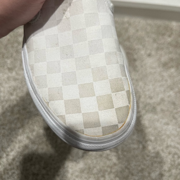 White Checkered Vans - Picture 2 of 7